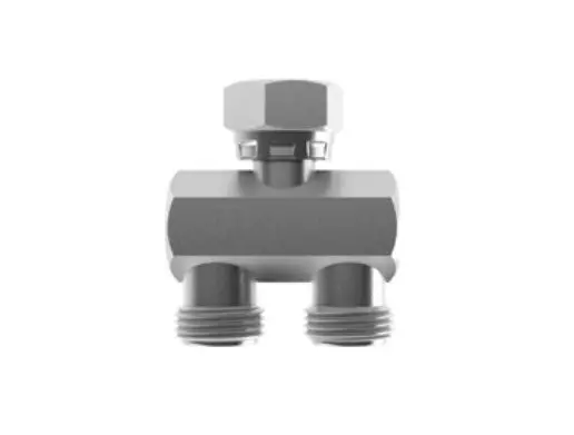 Hosco Sst Stainless Steel Fittings And Adaptors, Circulation Adaptor, Straight Circulating Y, Female Straight X Male Straight 1