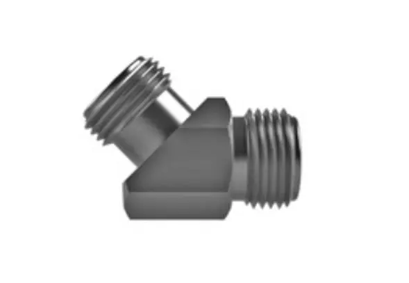 Hosco Sst Stainless Steel Fittings And Adaptors, Thread X Thread Elbow, Male Straight X Male Straight 45° 1