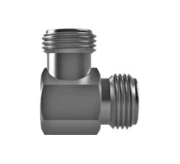 Hosco Sst Stainless Steel Fittings And Adaptors, Thread X Thread Elbow, Male Straight X Male Straight 90° 1