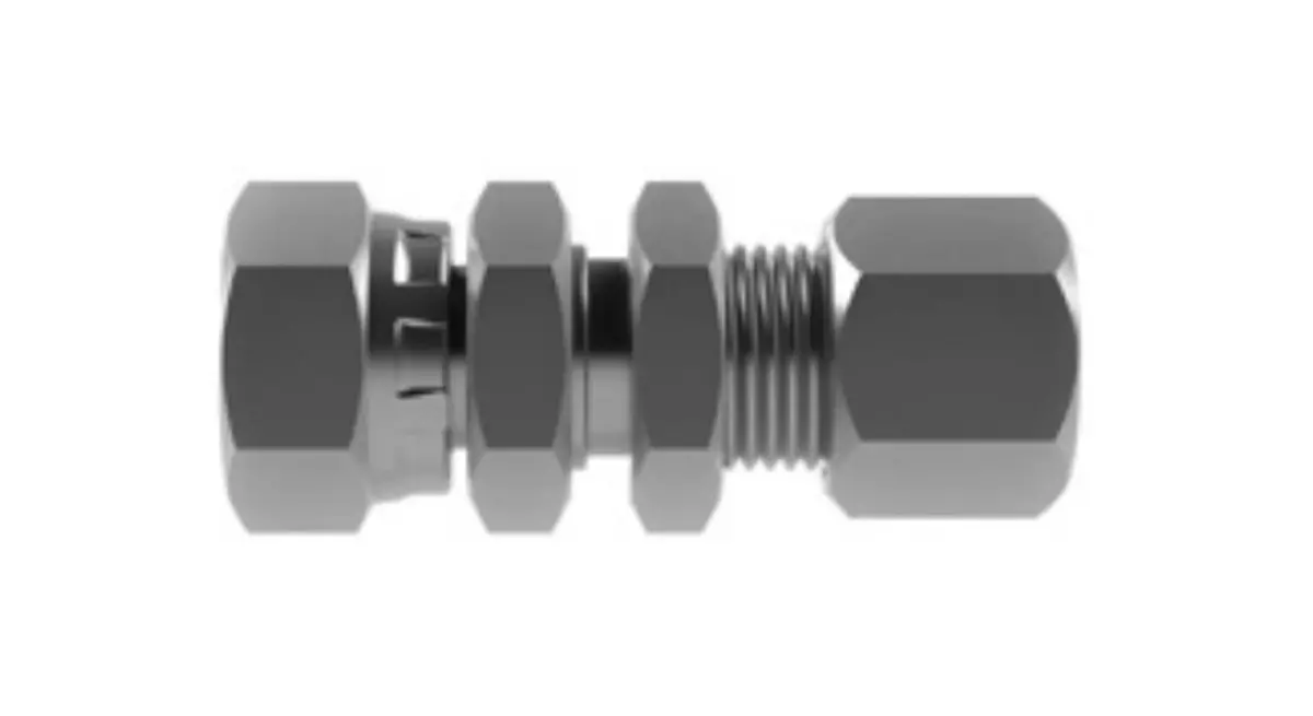 Hosco Sst Stainless Steel Fittings And Adaptors, Thread X Tube Straights, Female Straight X Bulkhead 1