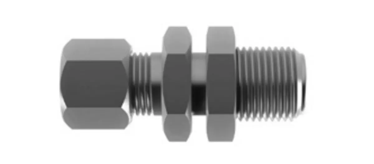 Hosco Sst Stainless Steel Fittings And Adaptors, Thread X Tube Straights, Tube Fitting X Reverse Bulkhead 1