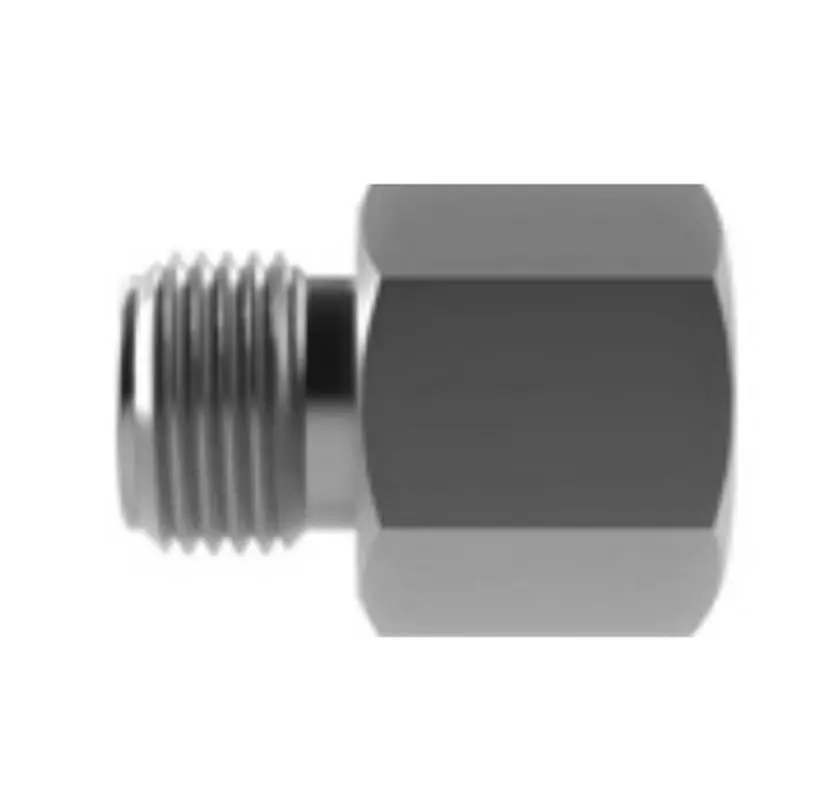 Hosco Sst Stainless Steel Fittings And Adaptors, Thread X Thread Straights, Male Straight X Female Tapered 1