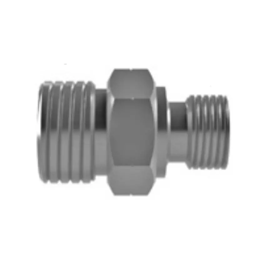 Hosco Sst Stainless Steel Fittings And Adaptors, Short Aw Fitting Male Straight X Male British Straight 1