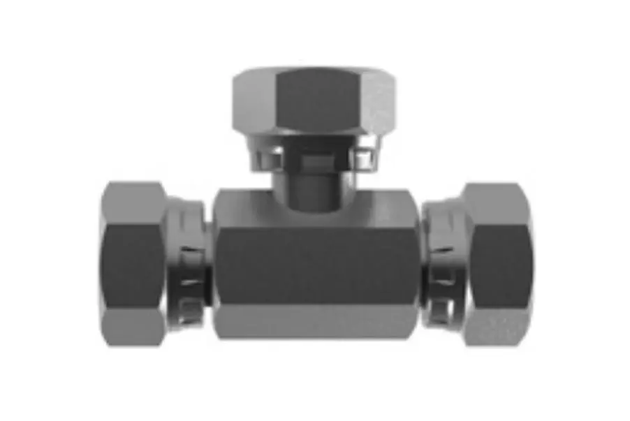 Hosco Sst Stainless Steel Fittings And Adaptors, Sst Tees, Female Straight X Female Straight X Female Straight 1