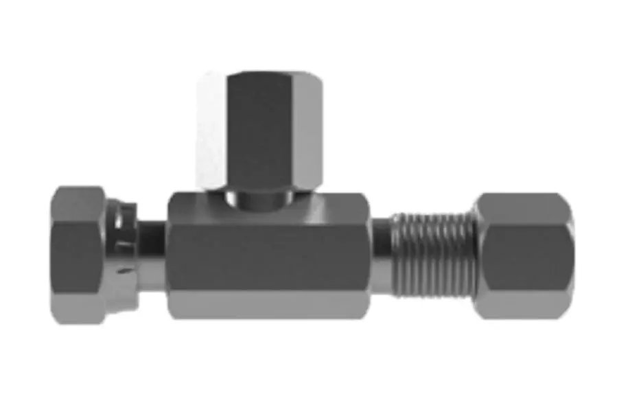 Hosco Sst Stainless Steel Fittings And Adaptors, Sst Tees, Female Straight X Tube Fitting X Female Tapered 1