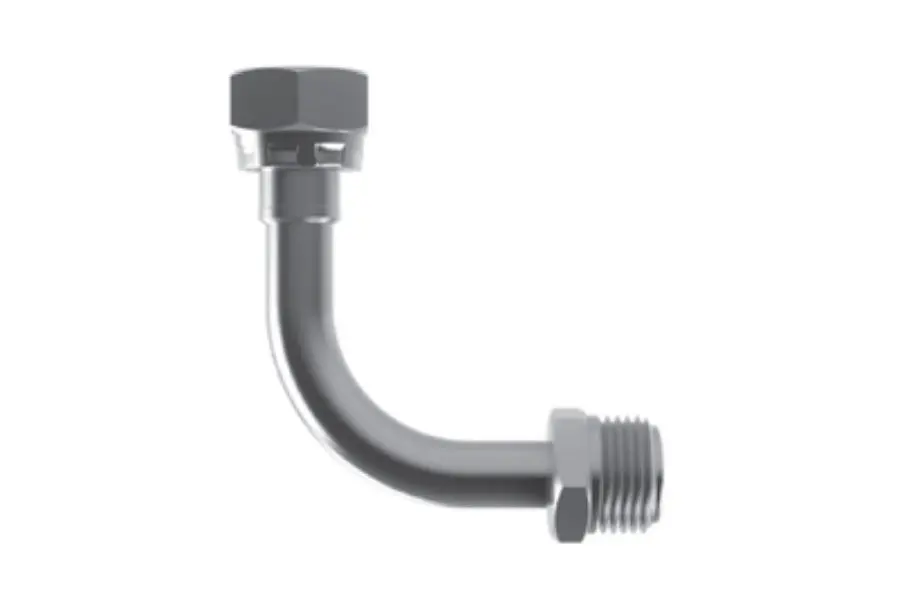 Hosco Sst Stainless Steel Fittings And Adaptors, Sst Tube Assemblies, Male Straight X Female Straight 90° 1