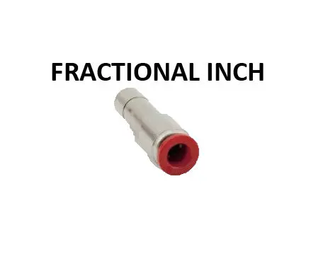 Hosco Push To Connect Fittings, Fractional Inch, Plug In Reducer (Various Size Options) 1