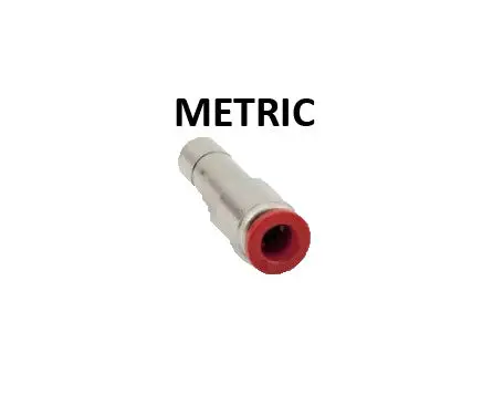 Hosco Push To Connect Fittings, Metric, Plug In Reducer (Various Size Options) 1