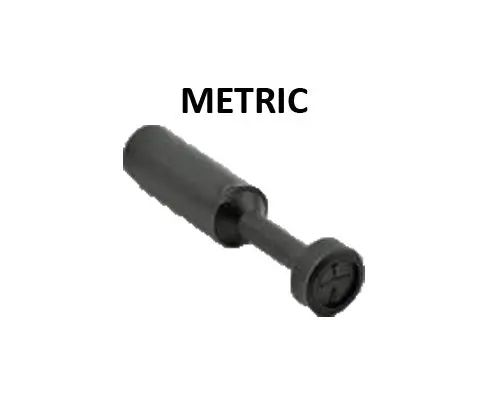 Hosco Push To Connect Fittings, Metric, Plug (Various Size Options) 1