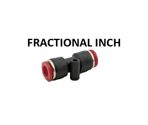 Hosco Push To Connect Fittings, Fractional Inch, Ptc Union Straight (Various Size Options) 1