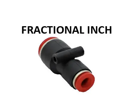 Hosco Push To Connect Fittings, Fractional Inch, Reducer (Various Size Options) 1