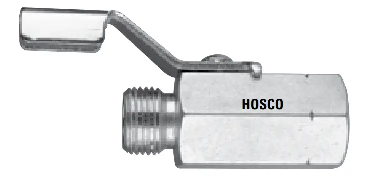 Hosco Ssbv Series Ball Valve (Various Body And Fitting End Connector Options) 1