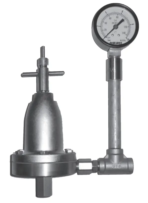 Devilbiss Hgbr-609 Back Pressure Fluid Regulator 1
