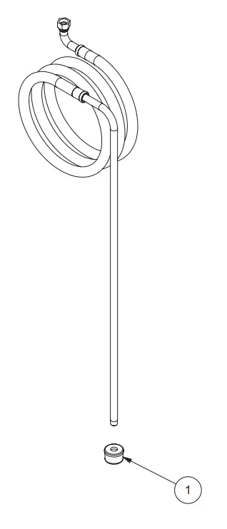 Binks 0115-010381 Siphon Tube Assembly (55 Gallon) 1