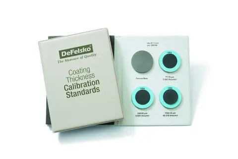 Defelsko Certified Coated Metal Plates & Certified Polystyrene Blocks 2