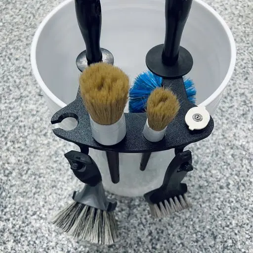 Stubby Nozzle Co. Bucketcaddy™ - The Wheel, Tire, & Detailing Brush Holder Mount Attachment For 5-Gallon And 6-Gallon Car Wash Buckets 1