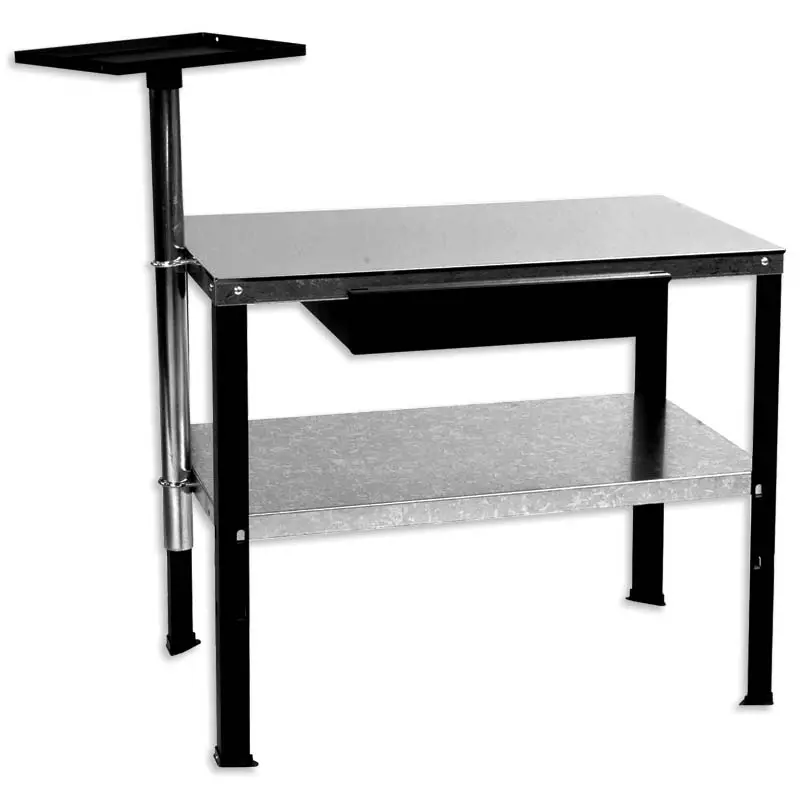 Dedoes Large Table With Stainless Steel Cover, Drawer And Viewer Assembly 1