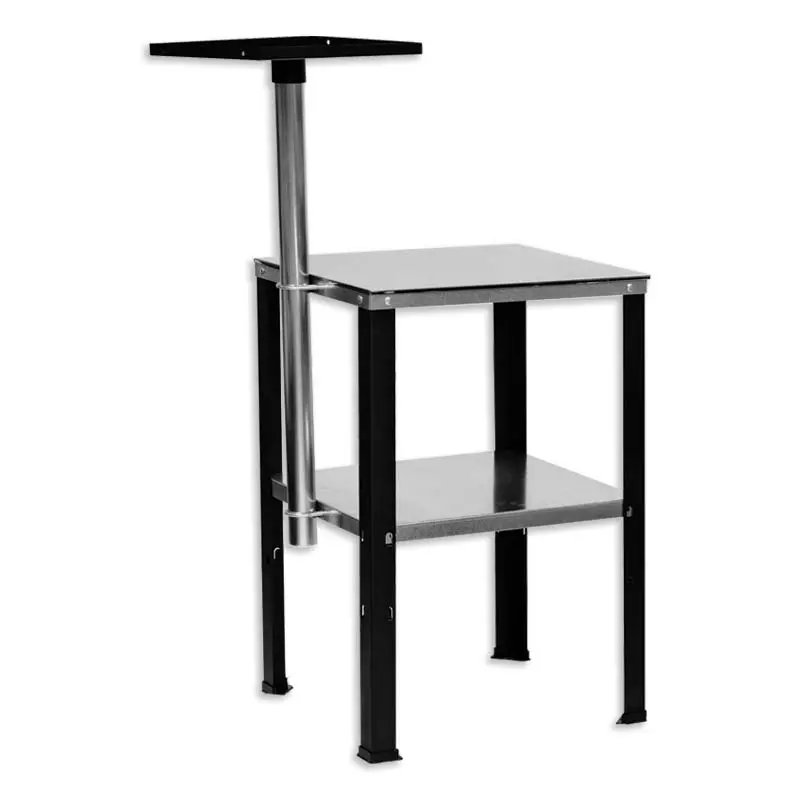 Dedoes Mini Table With Stainless Steel Cover And Viewer Assembly 1
