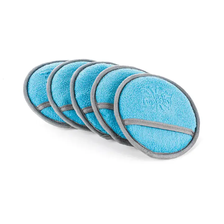 The Rag Company Ultra No Soak Round Detailing Applicator | 5 Pack 1