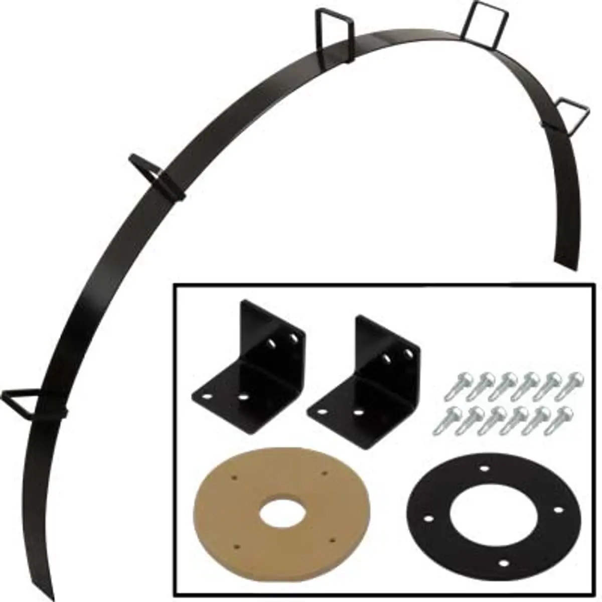 Pirate Brand - Clemco/Zero, Top Entry Kit For Blast Cabinets Up To 48" Roof Depth 1