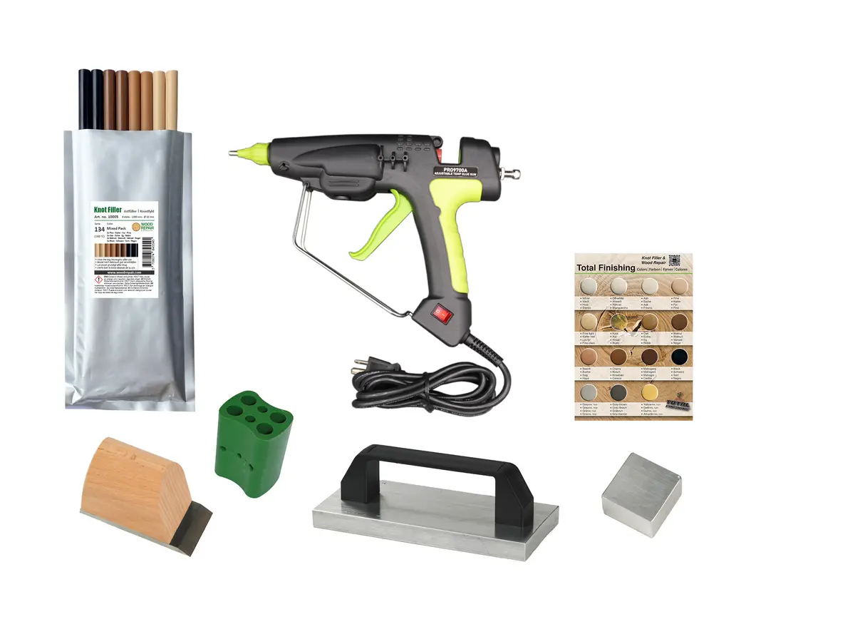 Total Finishing Knot Filler & Wood Repair Pro Kit For Wood Repairs 1
