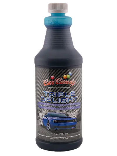 Carcandy Triple Delight Blue Foam Polish Soap - Quart | Gallon 1