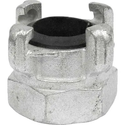 Pirate Brand Uf-200 Air Hose Coupling, 4 Lug, 2" Female Npt 1