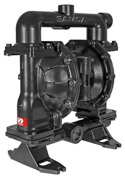 Samoa Up15 Aluminum Pivot Series 1-1/2" Air-Operated Double Diaphragm Pump 1