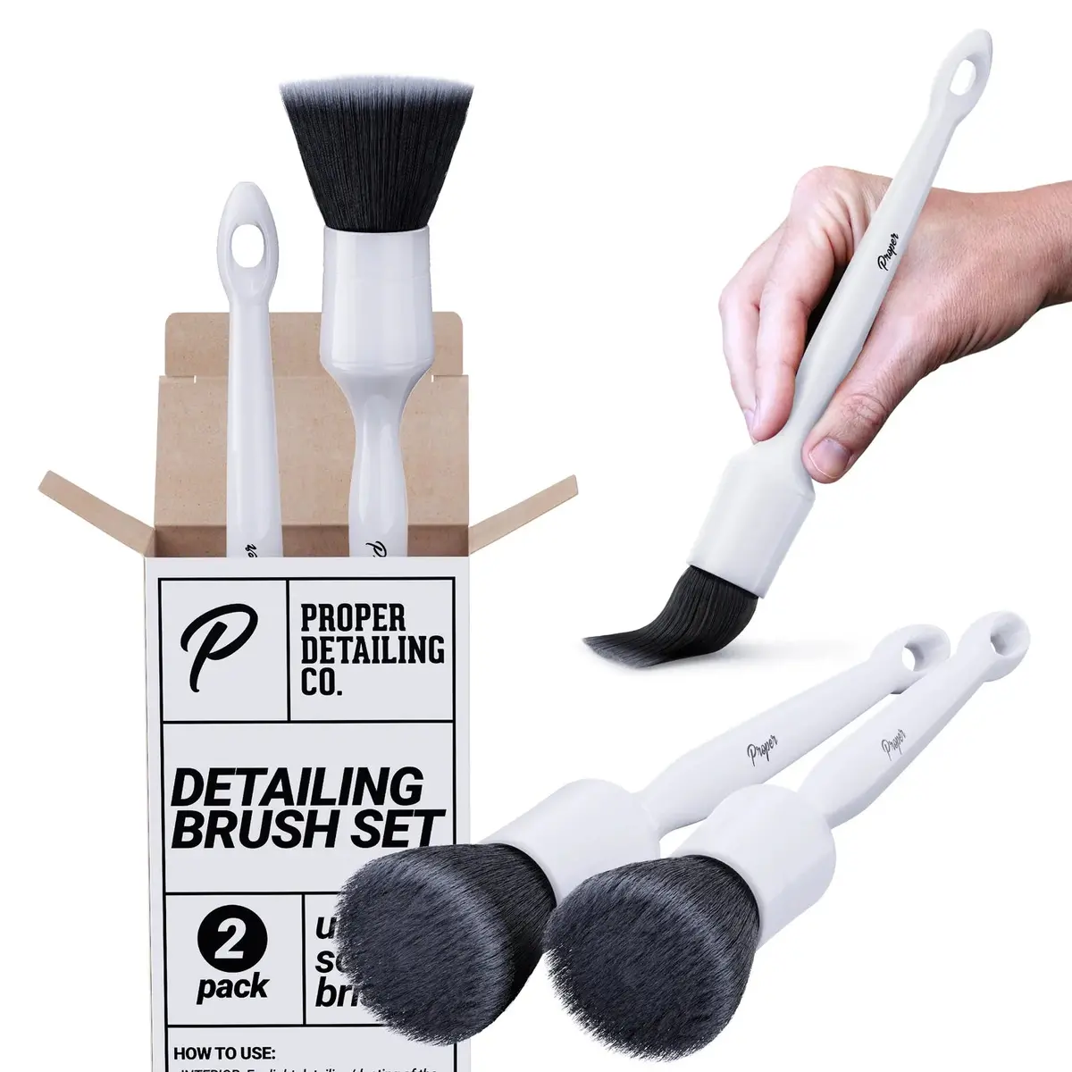 Proper Detailing Ultra Soft Detailing Brushes 1