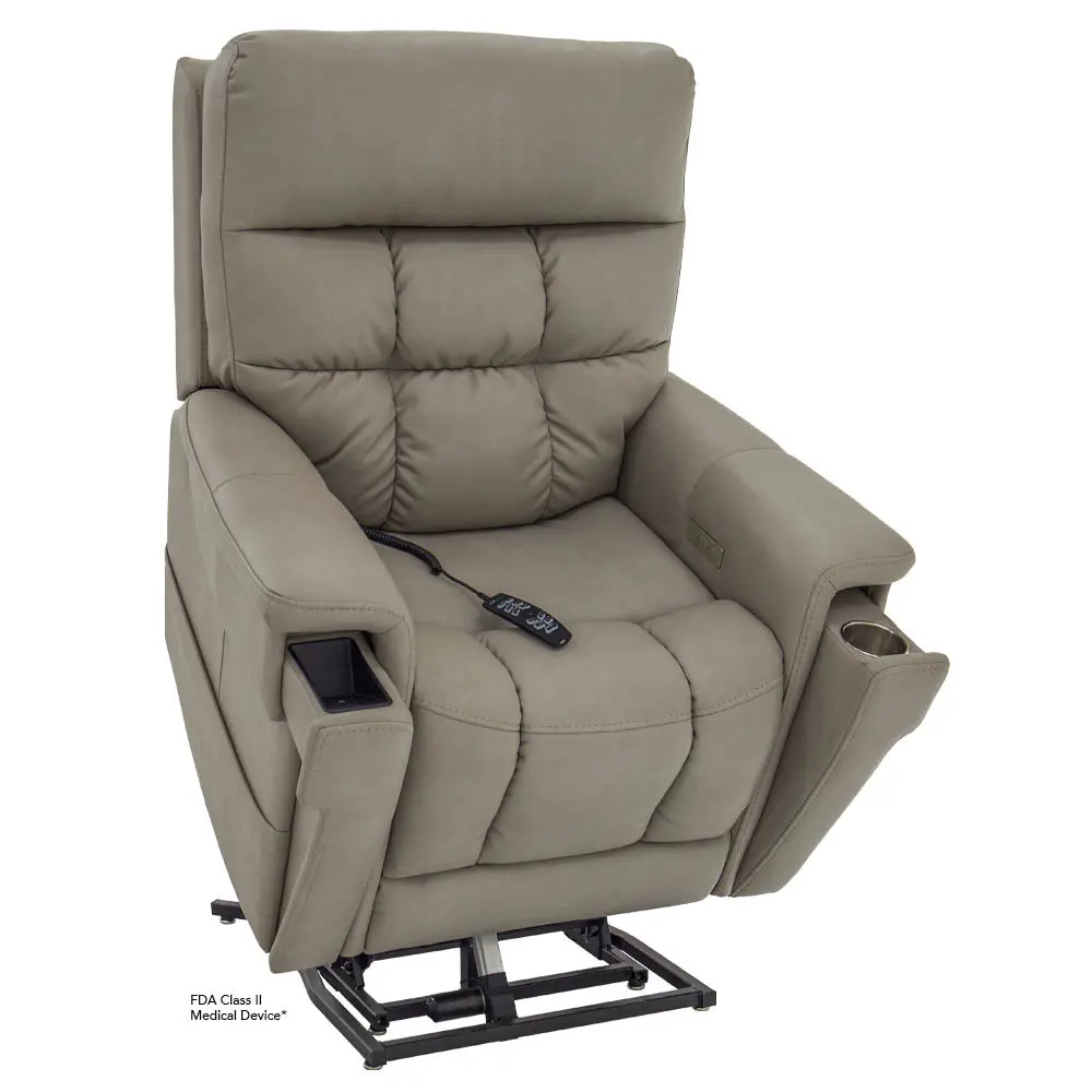 Small Pride Mobility Vivalift Ultra Lift Chair Recliner | Plr4955s | Massage, Heating, Cup Holder 1