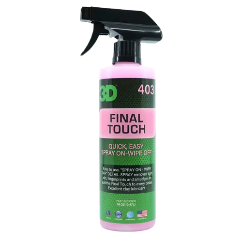 3D Final Touch Quick Detailer 16Oz 1