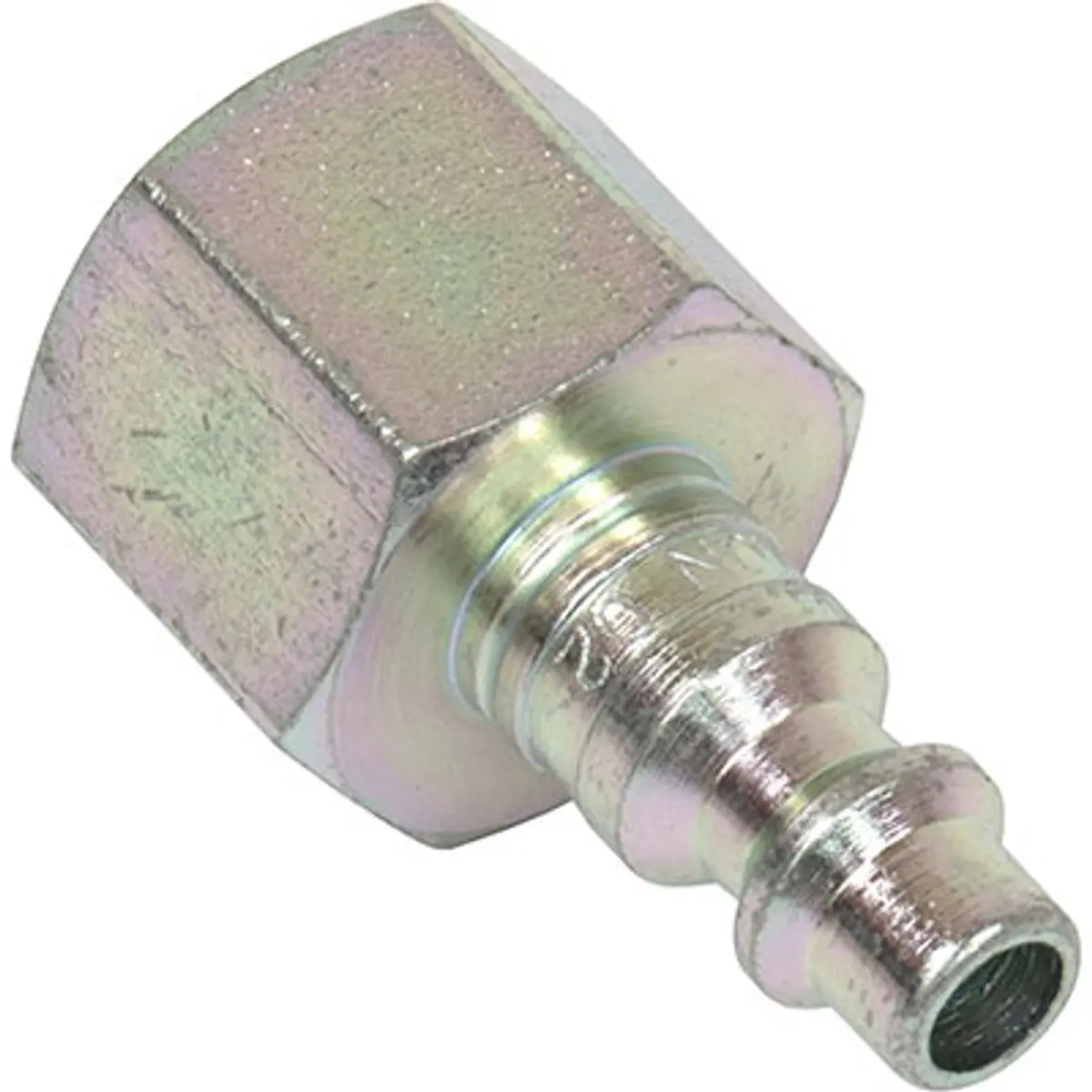 Pirate Brand - Bullard®, Compressed Air Supply Hose Quick-Disconnect Nipple, 1/4" Industrial Interchange, 3/8" Female Npt Thread 1
