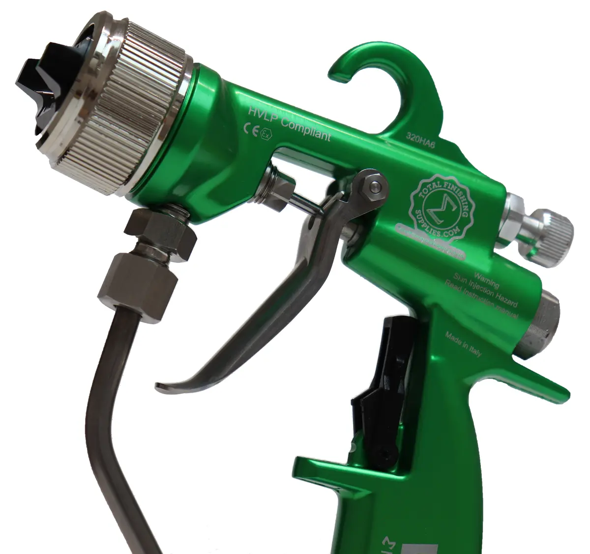 Tfs Label Air-Assist-Airless (Aaa) 14:1 Peak™ Pump - Cart With Compressor (V Packing) With Viper® Aaa Spray Gun 9