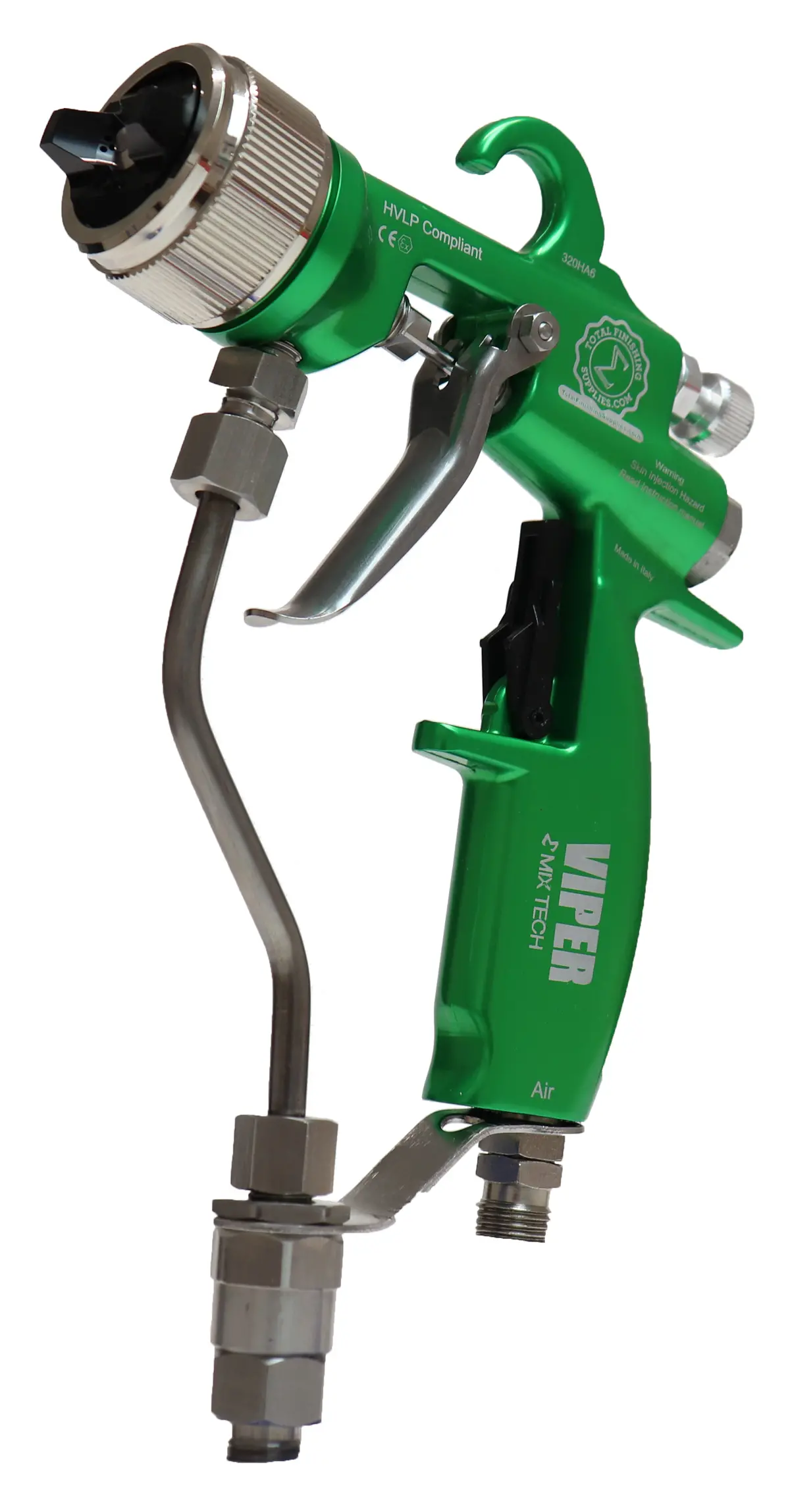 Tfs Label Air-Assist-Airless (Aaa) 14:1 Peak™ Pump - Cart With Compressor (V Packing) With Viper® Aaa Spray Gun 7