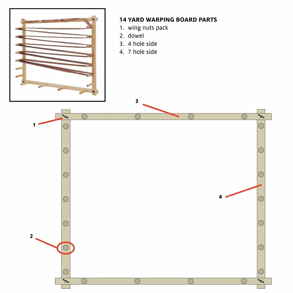 Hardware Bag For Warping Boards 1
