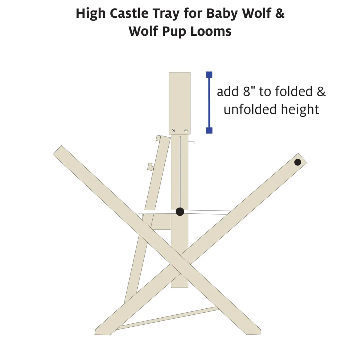 Discontinued - Cherry High Castle Tray For Wolf 2