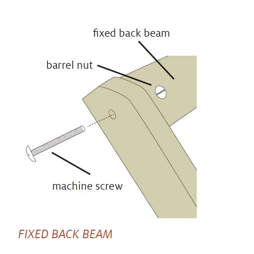 Fixed Back Beam Replacement For Wolf Looms 1