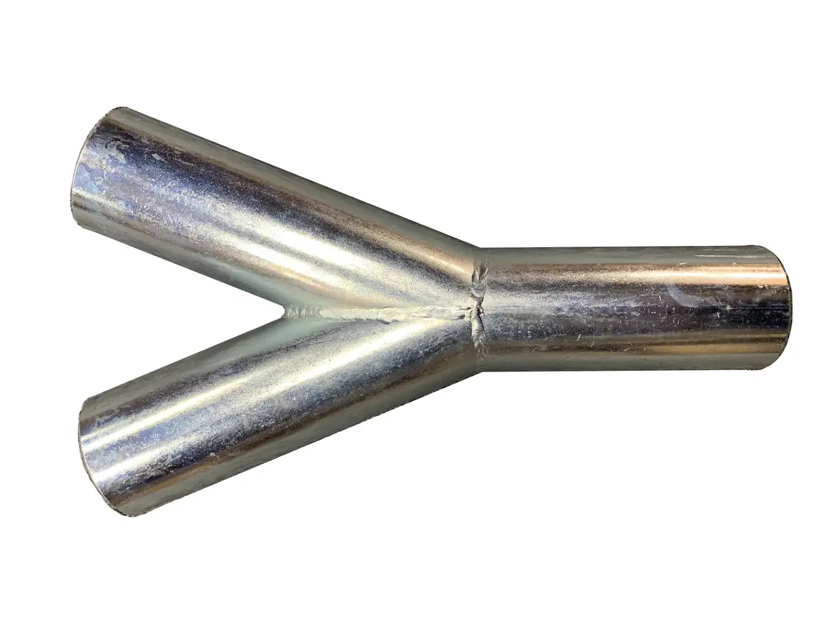 Surfprep "Y" Galvanized Splitter 1.5" - Splits To Dual User Away From The Vacuum 1