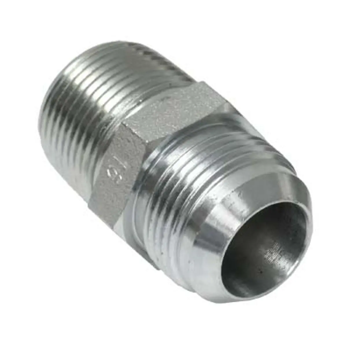 Pirate Brand - Clemco/Zero, Fitting, 1" Mnpt X 1" M-Flare (Pusher Line) 1