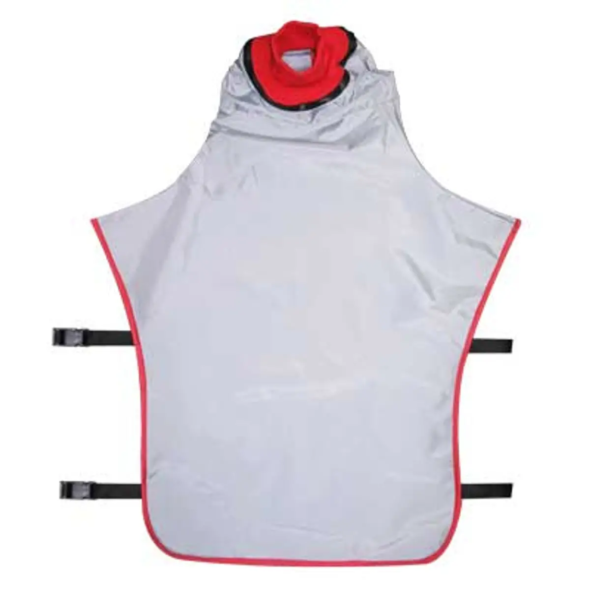 Pirate Brand - Clemco/Zero, Cape, Silver-Gray W/ Red Inner Collar 1