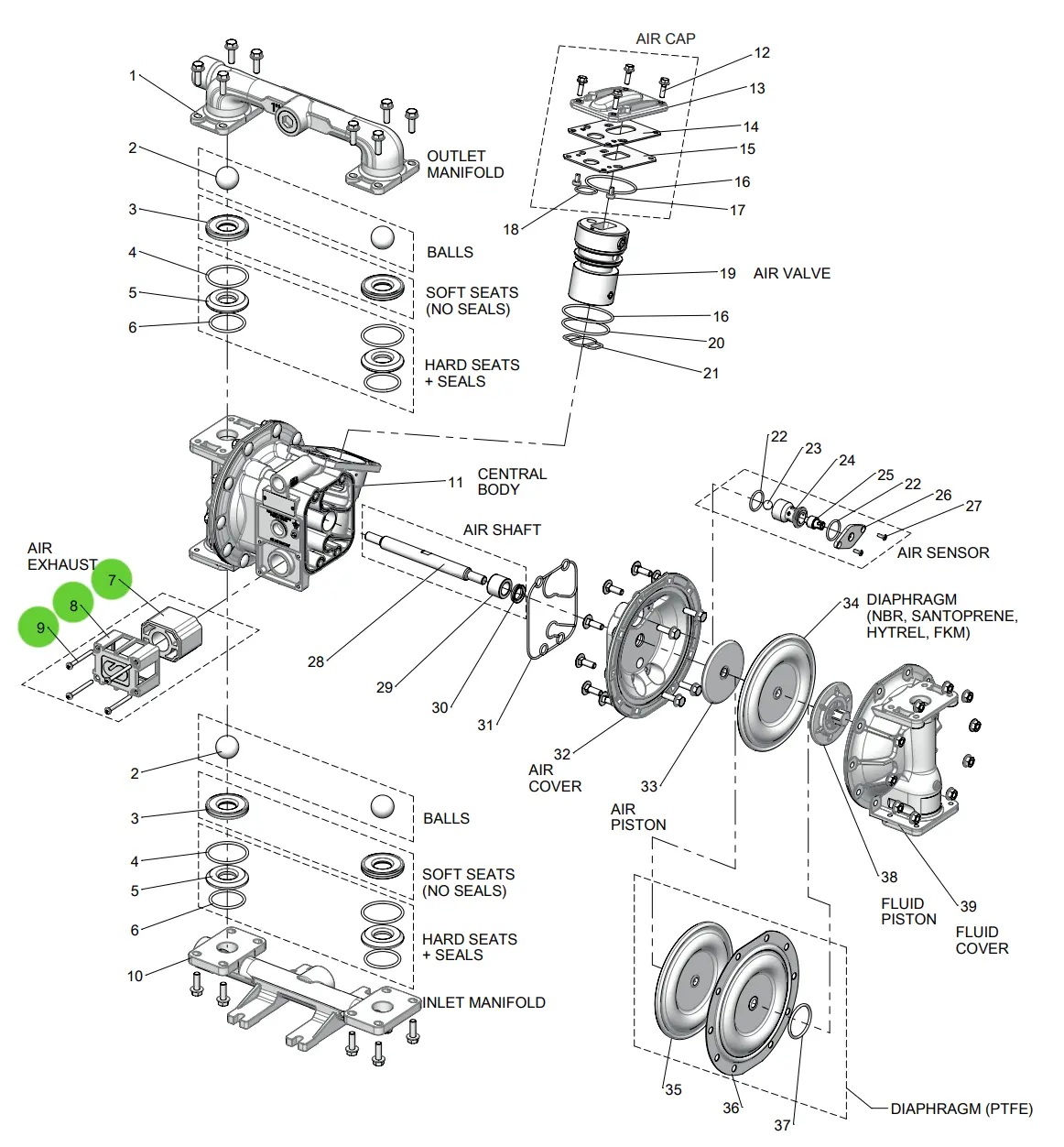 Samoa Up10r-Am-500 Air Exhaust Kit 1