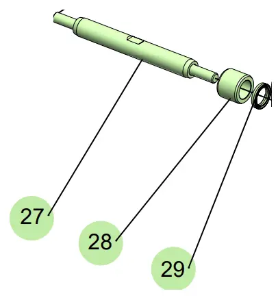 Samoa Upxxr-Am-300 Air Shaft Kit, Aluminum 1