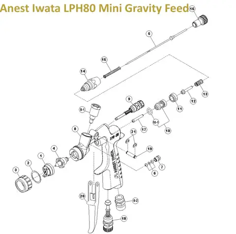 Anest Iwata Air Valve Seat Screw 1