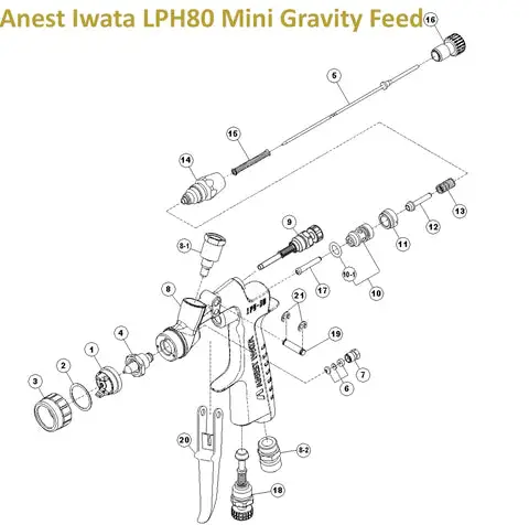 Anest Iwata Rg3l/Lph50 Trigger 1