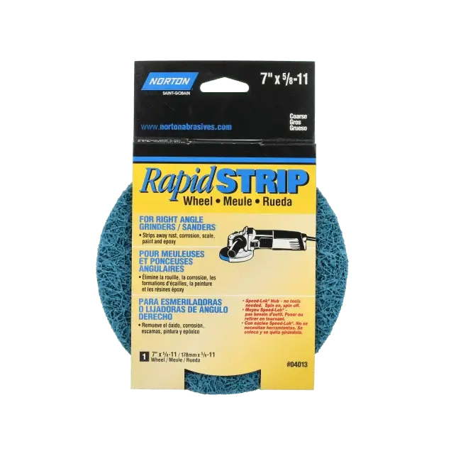 Norton Rapid Strip Ao Arbor Thread Non-Woven Depressed Center Disc 1