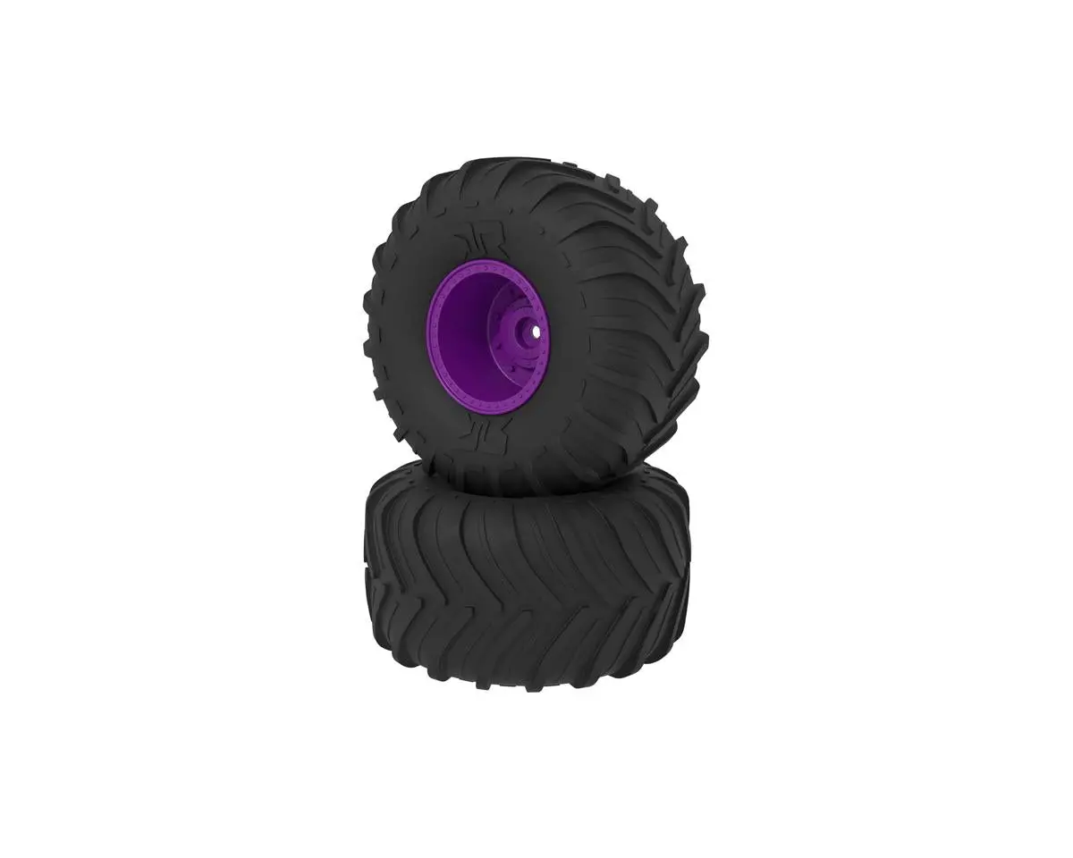 Dboots Chevron Mt Tire Set, Glued, Purple 1