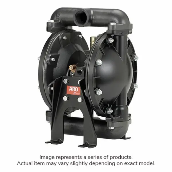 Pro Series 1" Metallic Diaphragm Pump, 35 Gpm, Aluminum Center, Aluminum Caps & Manifold W/Steel Hardware, Poly Seat, Santoprene Ball & Diaphragm 1