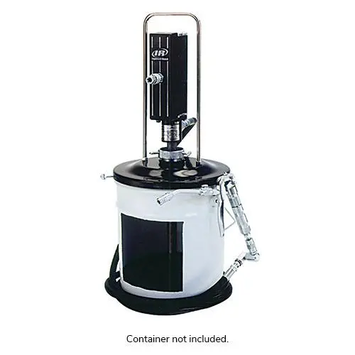 Aro 2" Grease Pump Package, 50:1 Ratio, 0-7500 Psi, 35 Gal W/Cover, Follower Plate, Control Handle, Hose And Swivel 1
