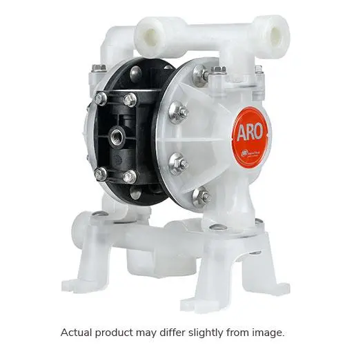 Compact Series 1/2" Non-Metallic Diaphragm Pump, 14.4 Gpm, Poly Center, Poly Multi-Port Manifold, Ss Hardware, Poly Seat, Ptfe Ball, Santoprene Diaphragm 2
