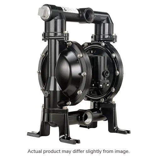 Exp Series 1-1/2" Metallic Diaphragm Pump, 123 Gpm, Aluminum Center, Aluminum Wetted Parts, Plated Steel Hardware, Hytrel Seat, Ball & Diaphragm 1